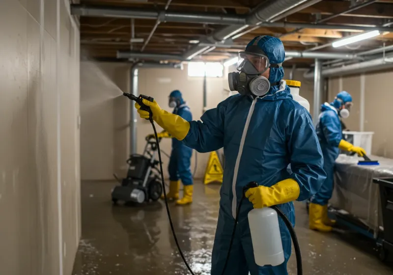 Basement Sanitization and Antimicrobial Treatment process in East Honolulu, HI