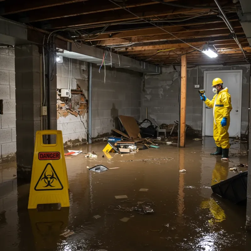 Flooded Basement Electrical Hazard in East Honolulu, HI Property